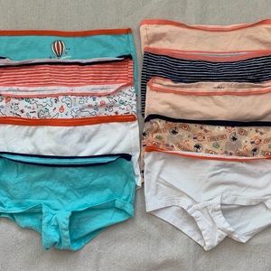 Girls Size 8 Cat & Jack Boy Short Panties